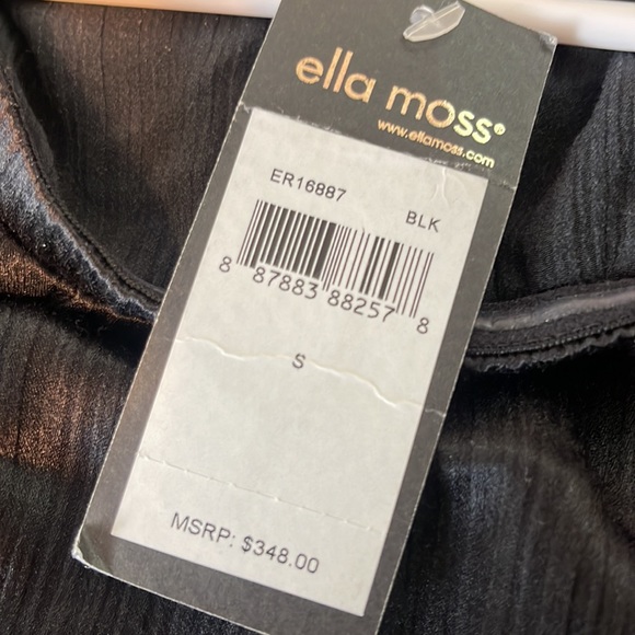 Ella Moss Izzy strapless jumpsuit in black NWT chic - Picture 7 of 10